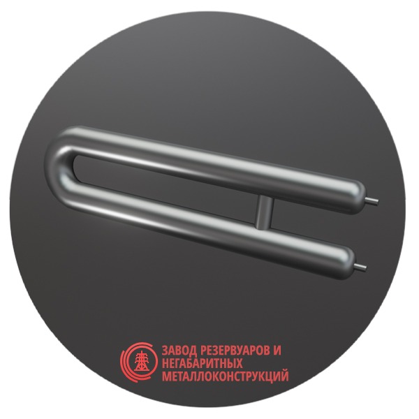 Регистры отопления двухрядные РЗЭ-2x114x4.0-11000 мм