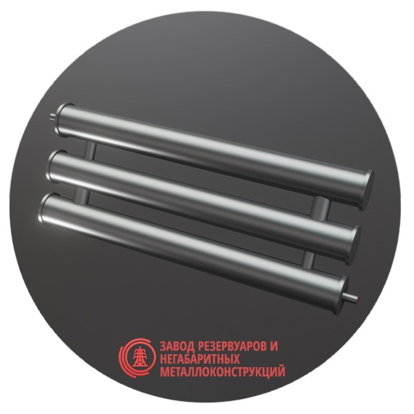 Регистры отопления трехрядные РСП-3x114x4.0-10000 мм