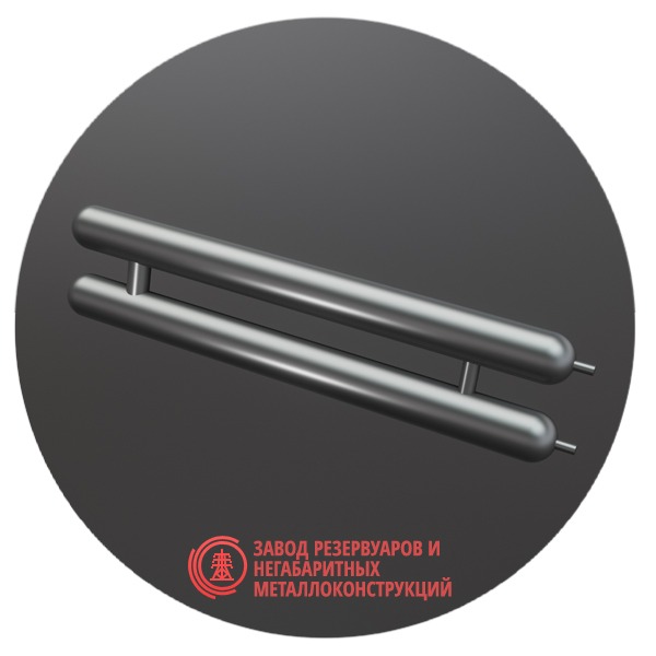 Регистры отопления двухрядные РСЭ-2x42x2.0-3000 мм